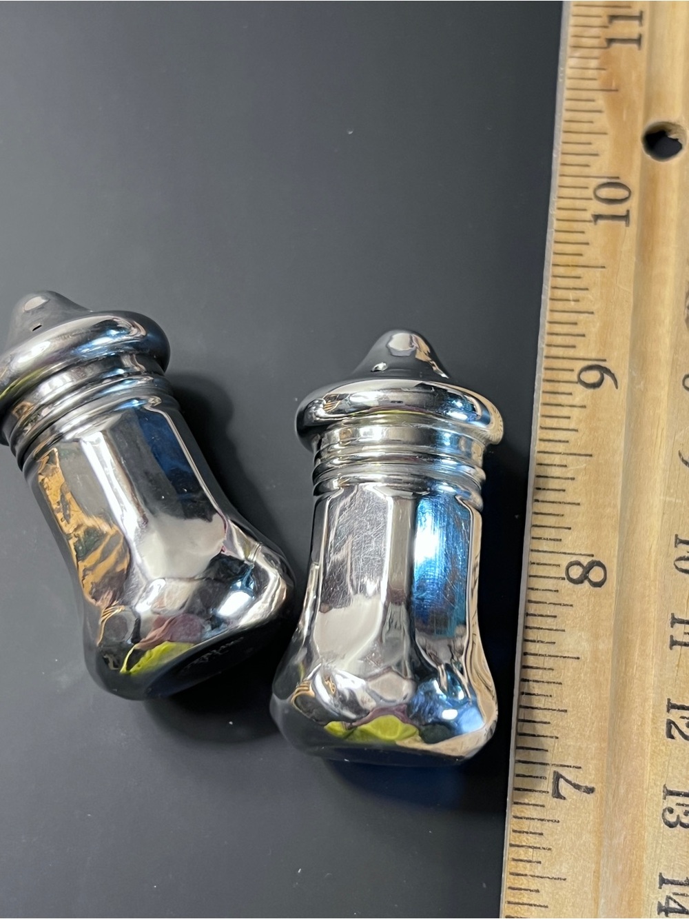 Vintage-Style Sterling Silver Salt and Pepper Shakers